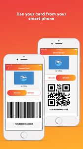 Scan your Reward Card app